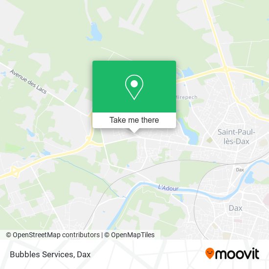 Bubbles Services map