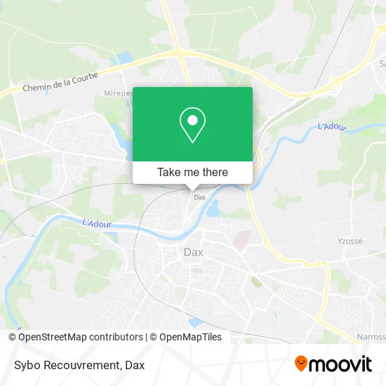 Sybo Recouvrement map