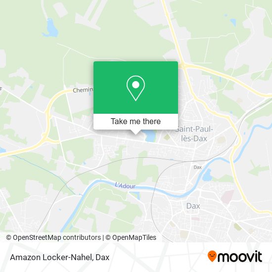 Mapa Amazon Locker-Nahel