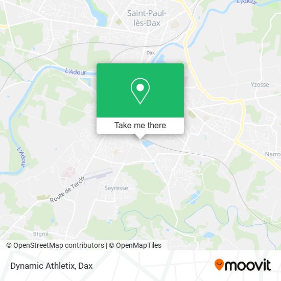 Dynamic Athletix map
