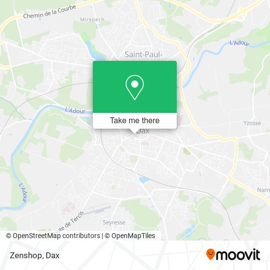 Zenshop map