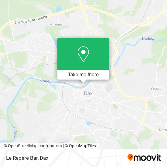 Le Repère Bar map