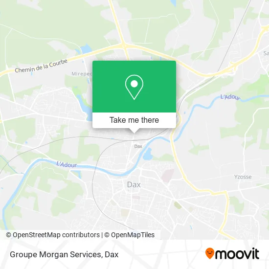 Groupe Morgan Services map