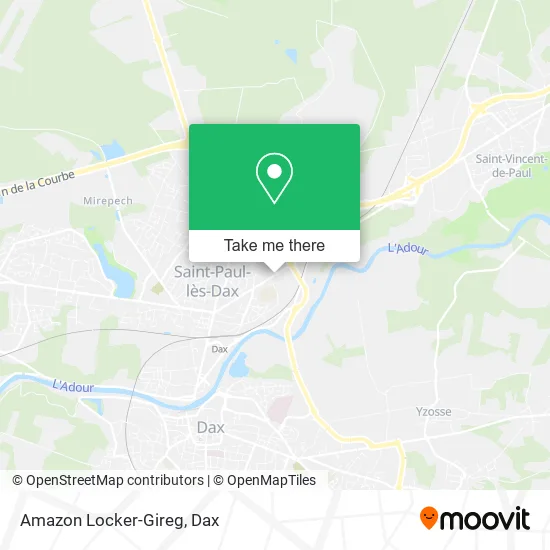 Amazon Locker-Gireg map