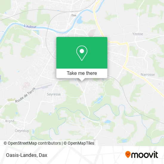 Oasis-Landes map