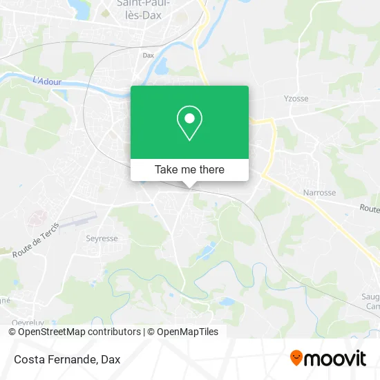 Costa Fernande map