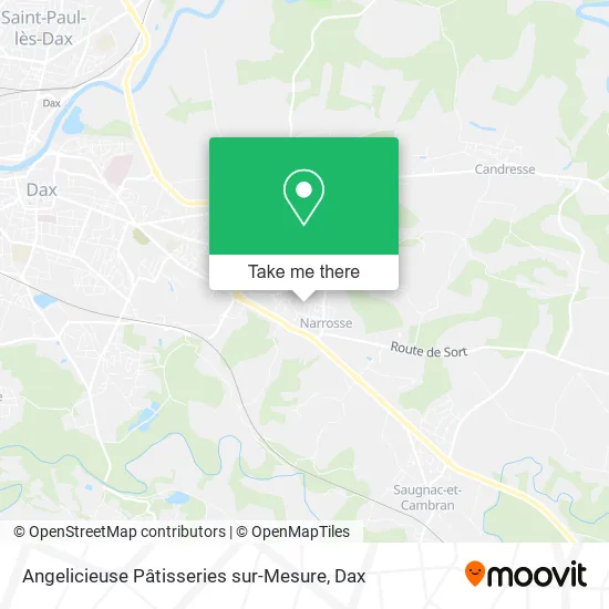 Angelicieuse Pâtisseries sur-Mesure map