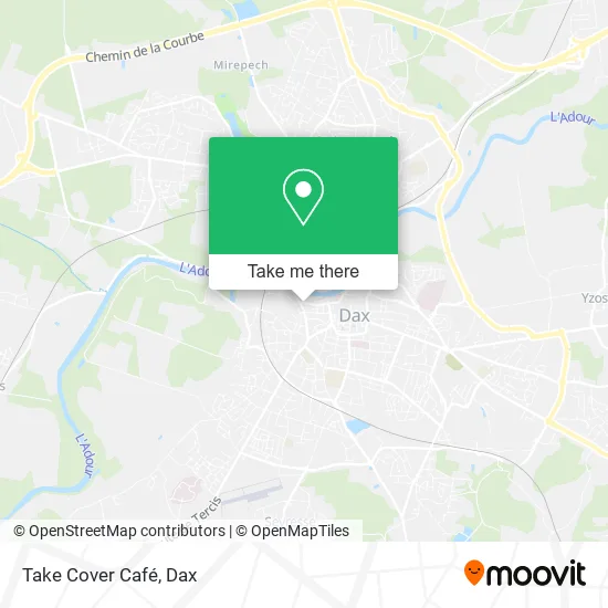 Take Cover Café map