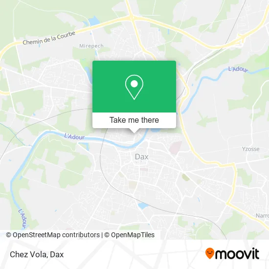 Chez Vola map