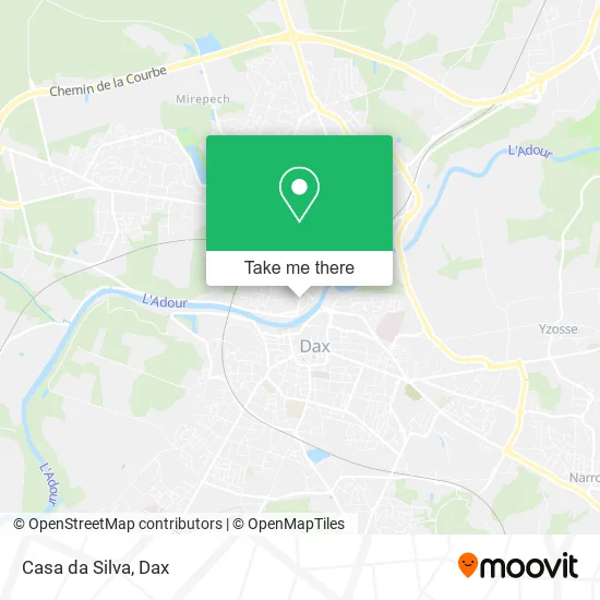 Casa da Silva map
