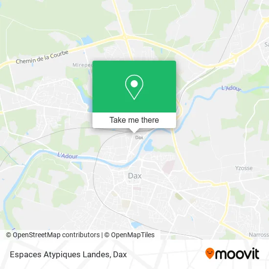 Espaces Atypiques Landes map