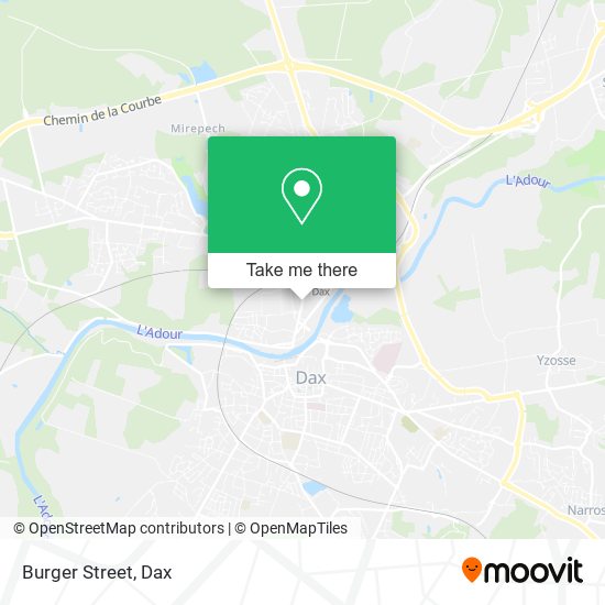 Burger Street map