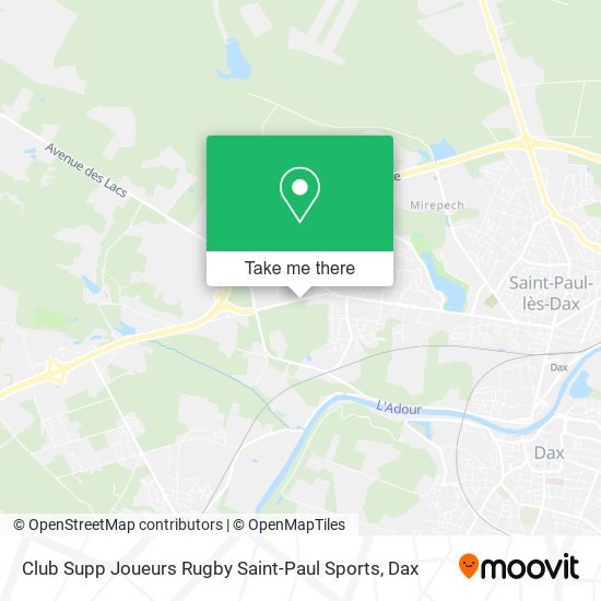 Mapa Club Supp Joueurs Rugby Saint-Paul Sports