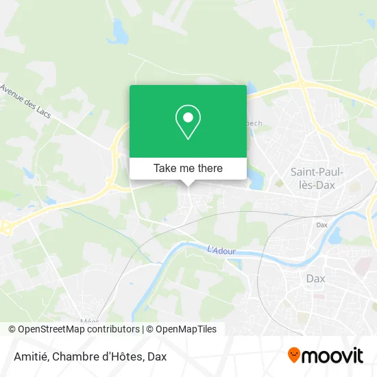 Amitié, Chambre d'Hôtes map