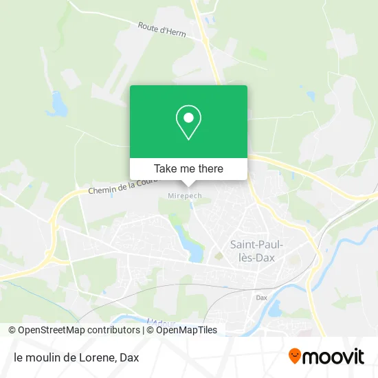 le moulin de Lorene map