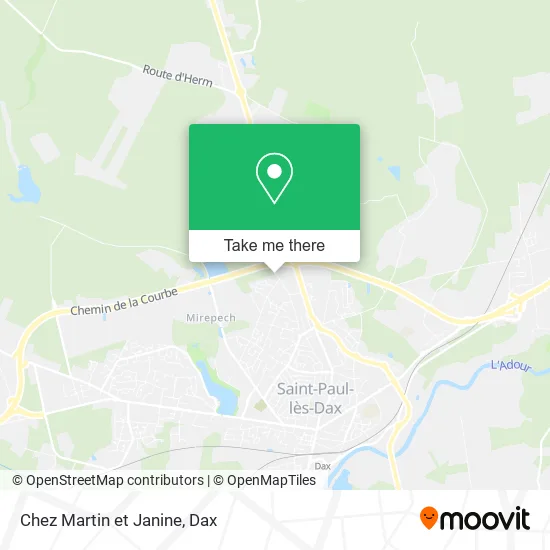 Chez Martin et Janine map