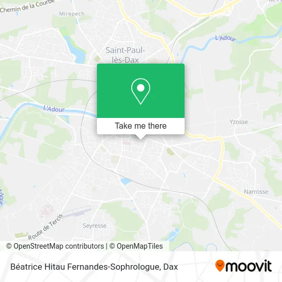 Béatrice Hitau Fernandes-Sophrologue map