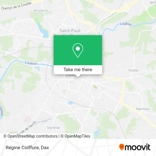 Régine Coiffure map