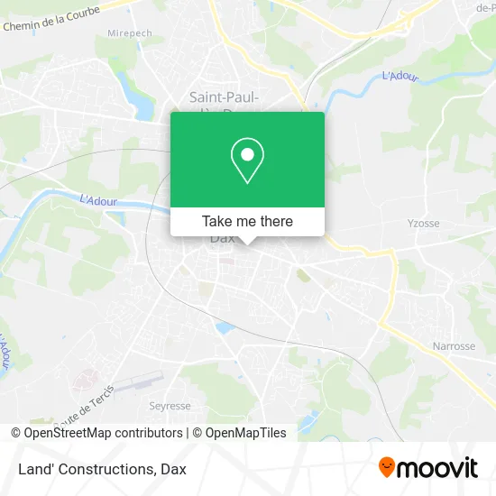 Land' Constructions map
