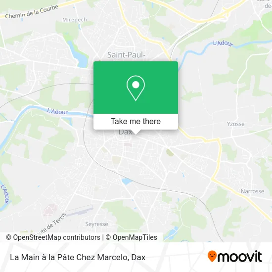 La Main à la Pâte Chez Marcelo map