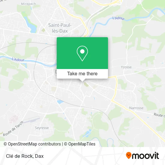 Clé de Rock map