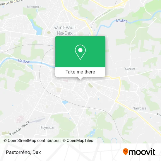 Pastorréno map