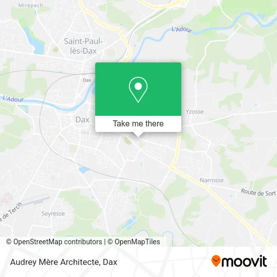 Audrey Mère Architecte map