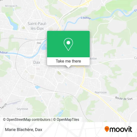 Marie Blachère map