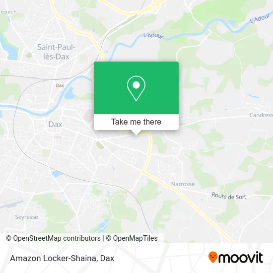 Amazon Locker-Shaina map