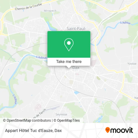Appart Hôtel Tuc d'Eauze map