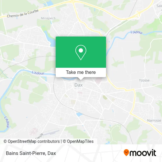Bains Saint-Pierre map
