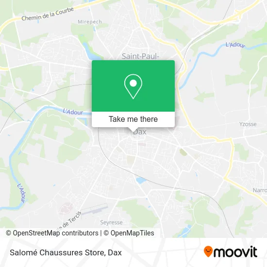 Salomé Chaussures Store map