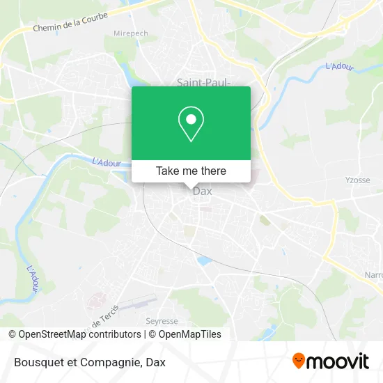 Bousquet et Compagnie map