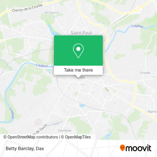 Betty Barclay map