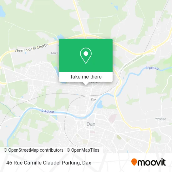 46 Rue Camille Claudel Parking map