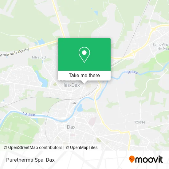 Puretherma Spa map