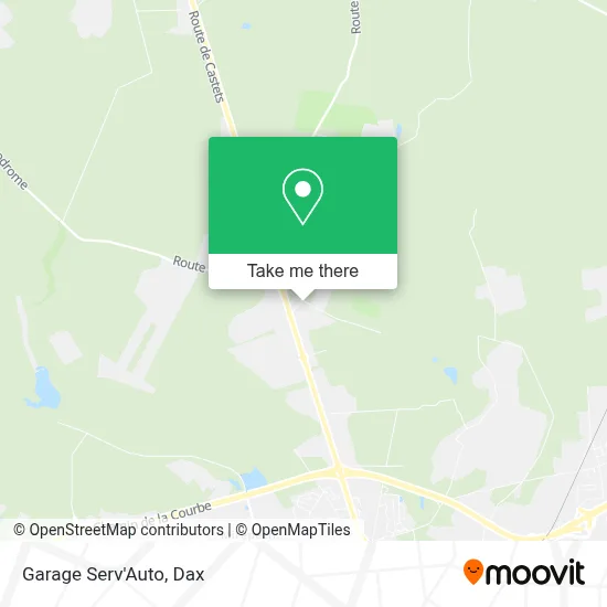 Garage Serv'Auto map