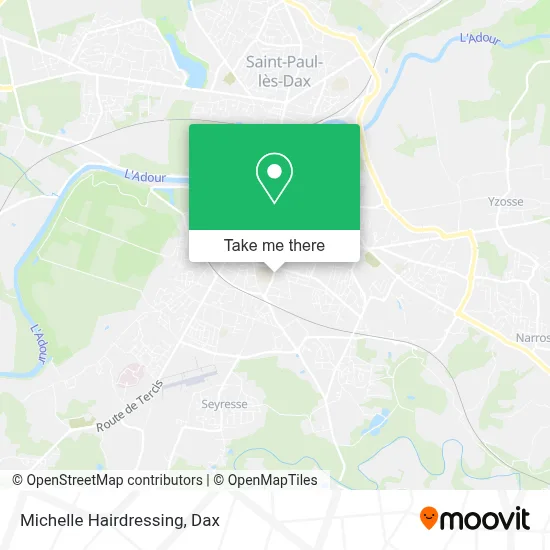 Coiffure Michelle map