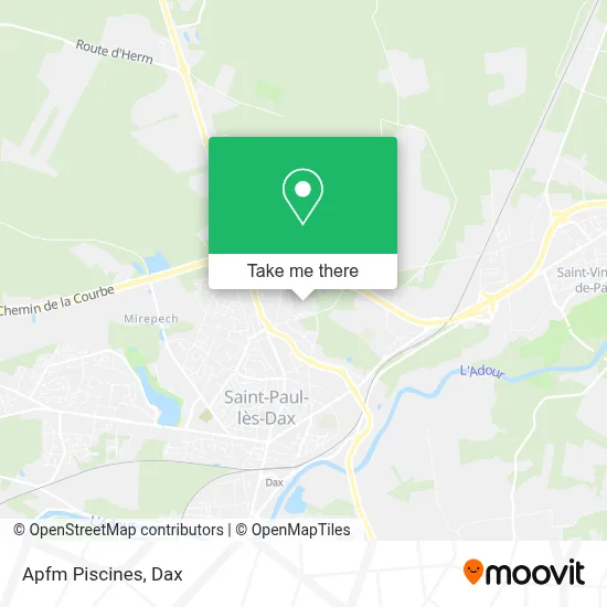 Apfm Piscines map