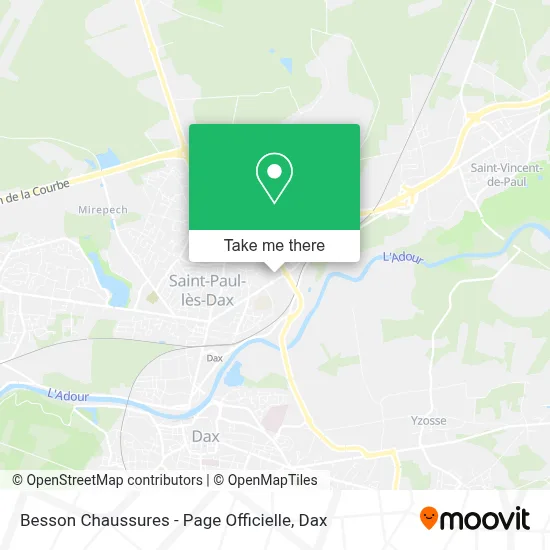 Besson Chaussures - Page Officielle map