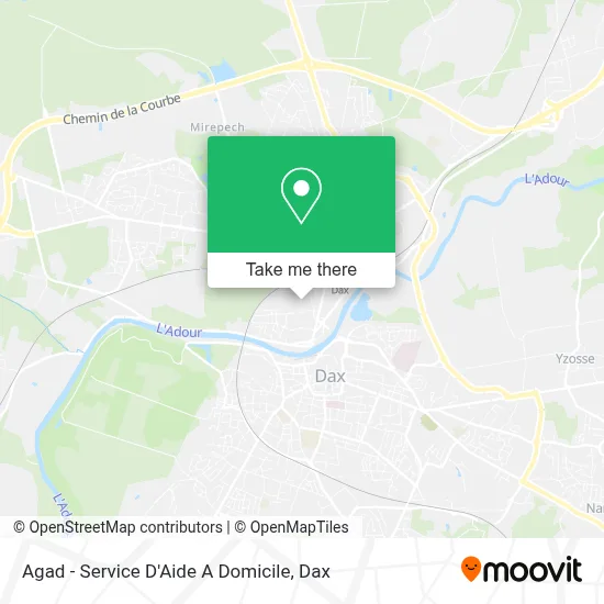 Agad - Service D'Aide A Domicile map