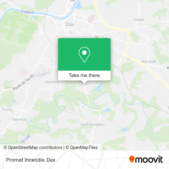 Promat Incendie map