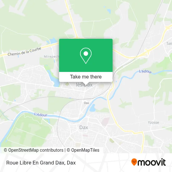 Roue Libre En Grand Dax map