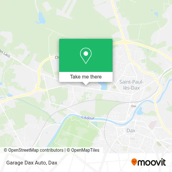 Garage Dax Auto map