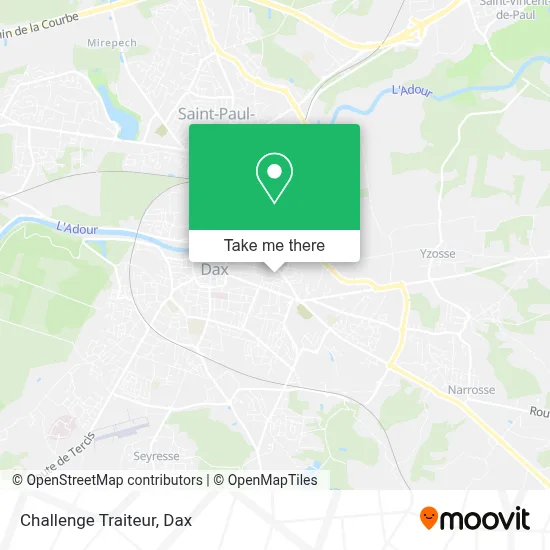 Challenge Traiteur map