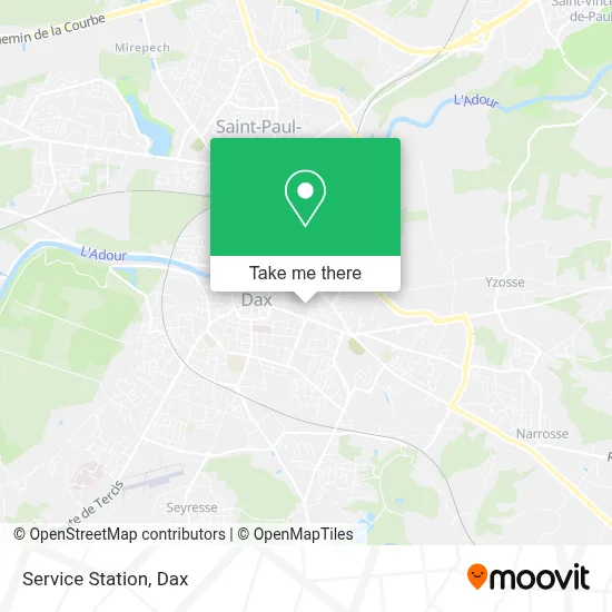Station Service map