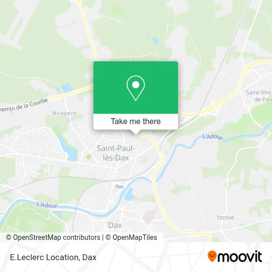 E.Leclerc Location map
