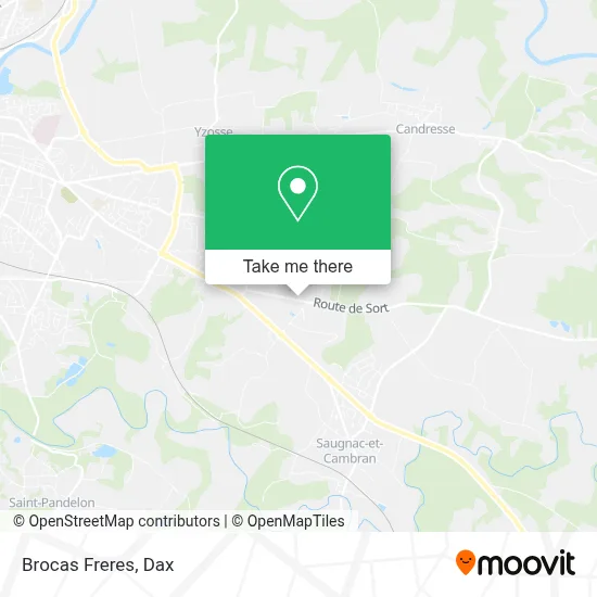 Brocas Freres map