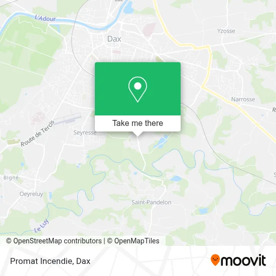 Promat Incendie map