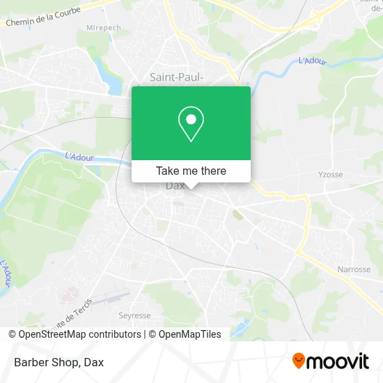 Barber Shop map